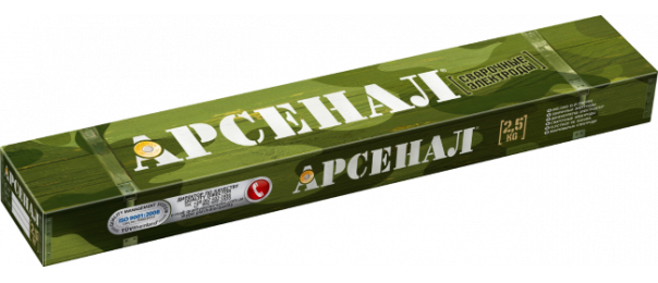 Электроды сварочные Арсенал МР-3, ф 3 мм (уп-2,5 кг) купить с доставкой в Ледово